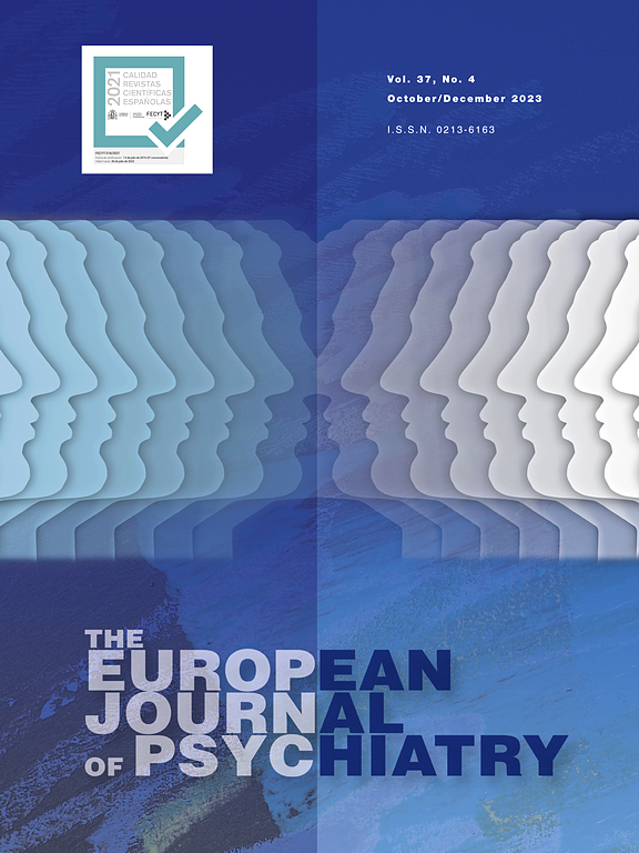 Go to journal home page - The European Journal of Psychiatry